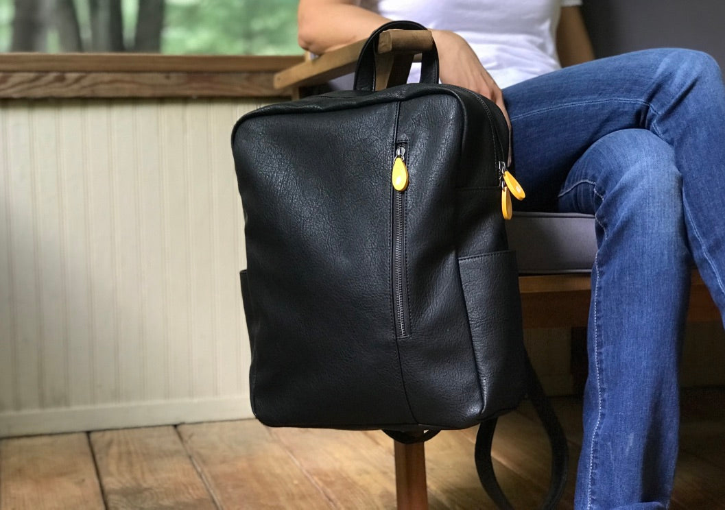 Lenox Vegan Leather Backpack